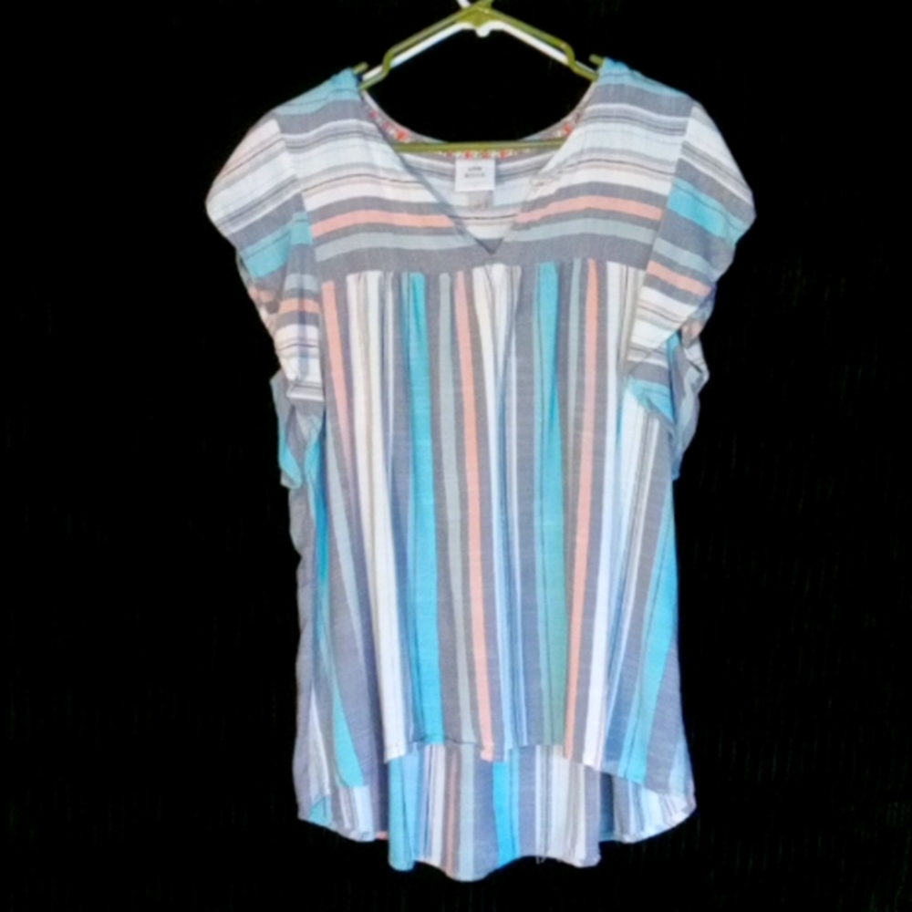 Southwestern colors rayon-cotton blouse!!